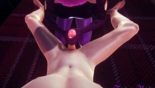 Evelyn From Lol Kda Hentai Gets Intense Hard Sex In 3D Japanese Anime Porn Cosplay.