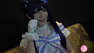 cum with me japanese idol cosplayer gets creampied in doggystyle intro 😏🍆