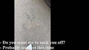 ki-sim sucking off a stranger on the street, not fake! 😏