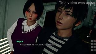 In this complete gameplay of My Bully is My Lover part 12, the blonde milf engages in sexy scenes with her lover in a 3D cartoon hentai style