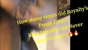 ebony royalty gets nasty with big black cock