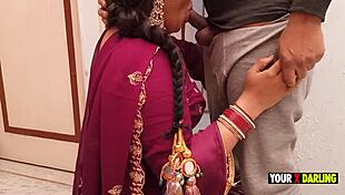 punjabi bhabhi craves bihari's dick in her pussy while he pisses in bathroom