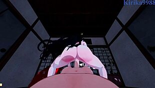 Watch Nezuko and Daki in explosive POV hentai action! Their intense sex scenes are mind-blowing!