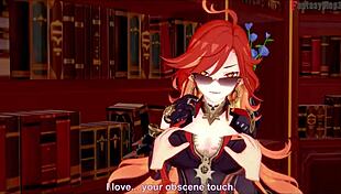 mavuika gets wild sucking and banging in jean's office fantasy