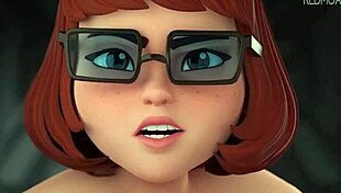 Velma! You're Searching for Mysteries, but Find Doggystyle Creampie and Deepthroat Cumshot Instead!