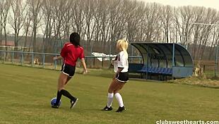 spain vs germany rematch heats up with intense outdoor soccer action