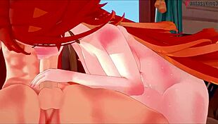 mavuika gets wild sucking and banging in jean's office fantasy