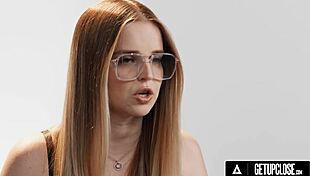 Codi Vore's Huge Natural Tits Shake During Intense Hitachi Orgasm Close-Up