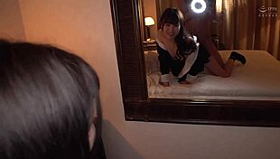 18-year-old japanese beauty rides hard in after-school raw action!
