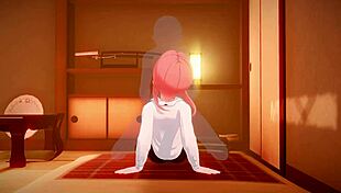 Miss Makima moans during passionate encounters in this 3D hentai animation