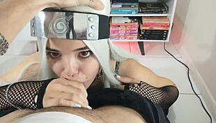 white wolf ofc - boquete com sharingan cosplay anime naruto com white moon 4k completo no red