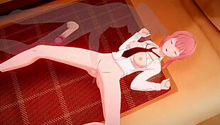 Miss Makima moans during passionate encounters in this 3D hentai animation