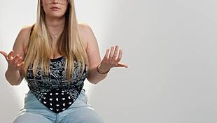 Codi Vore's Huge Natural Tits Shake During Intense Hitachi Orgasm Close-Up