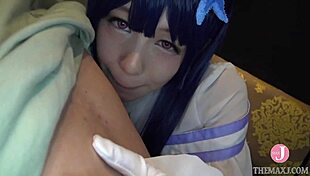 cum with me japanese idol cosplayer gets creampied in doggystyle intro 😏🍆