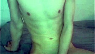 Solo gay boy jerks off his cock!