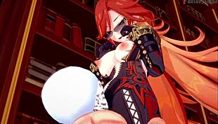 mavuika gets wild sucking and banging in jean's office fantasy