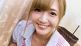 hana aoyama feels incredible as father-in-law creampies her at night