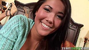 London keys is getting hardcore fucked in the bedroom, wow!