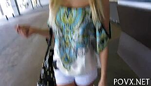 young teen feels intense orgasm from hardcore fucking and sucking