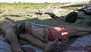 french teacher blowjob amateur on nude beach public to stranger with cumshot people caught us p1 - misscreamy 😏