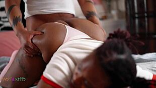 Ebony Amateur Kittylove Gets Railed Hard From Behind