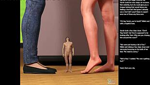 small gesture in 3d cartoon sex