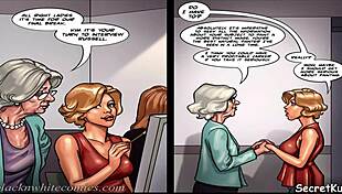 Uptight PAWG gets disciplined by her dom in art class for disobedience