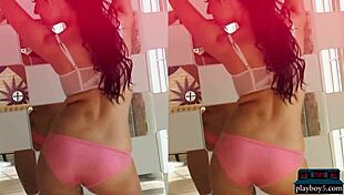 Lana and Mosh strip nude