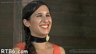 Beauty caged and fucked intensely