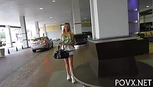 young teen feels intense orgasm from hardcore fucking and sucking