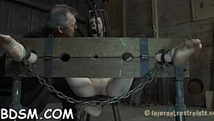 Bizarre Pleasures For Cutie In Bound Rough Bondage And Bdsm Scene