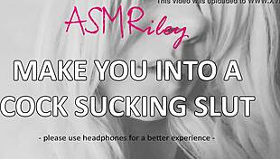 This eroticaudio turns you into a cock sucking slut, sucking and blowing hard