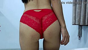 Asian Babe Rubs Pussy After Intense Workout Session