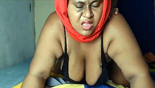 muslim friend visits and gets big pussy fucked with cum