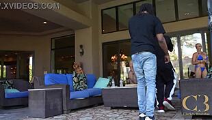 Submissive Wife's Juicy Ass Close Up In Homemade Interracial Group!