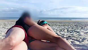Yo, didn’t think I’d get my ass stuffed right on the beach! That milf was shocked too.