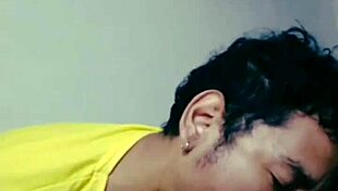 Enjoying a tasty treat with a hairy friend