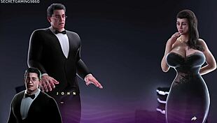 hey stepmom, caught ya! now gimme that 10-inch cock like my busty friend!