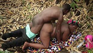 hey, wanna see stepmom and stepson banging hard at the public farm?