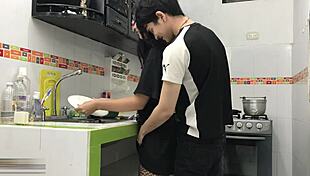 finding stepsister without panties excites me, leading to intense fucking