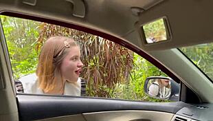 Heyy, hippie nympho hitchhiking on huge dicks! 😜