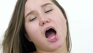 Plump girl Amalia Davis masturbates her wet pussy solo in 4K