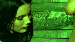 Facesitting and pussy fingering for busty big tits lesbian slave.