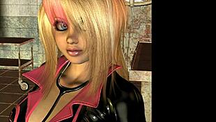 i'm a 3d nurse in latex at the hospital, wearing shoes, socks, and heels, treating a patient in this anime cartoon