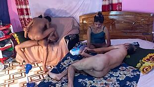 hanif and popy, we fuckin in double penetration with black babes, oh shit