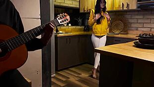 Latina nympho takes big ass doggy style pounding