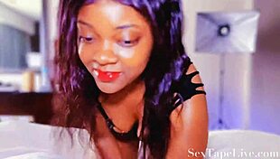 Ebony stepdaughter wakes me up for sex