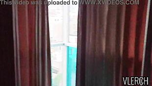 Watch this sexy latina teen fucking in the cheapest hotel in San Isidro!