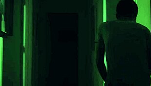 one step-sister subtly licks juan's cock in hairy pussy scene