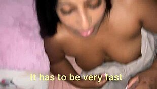 Real hidden sex between stepsiblings with big tits and monster cock quickie